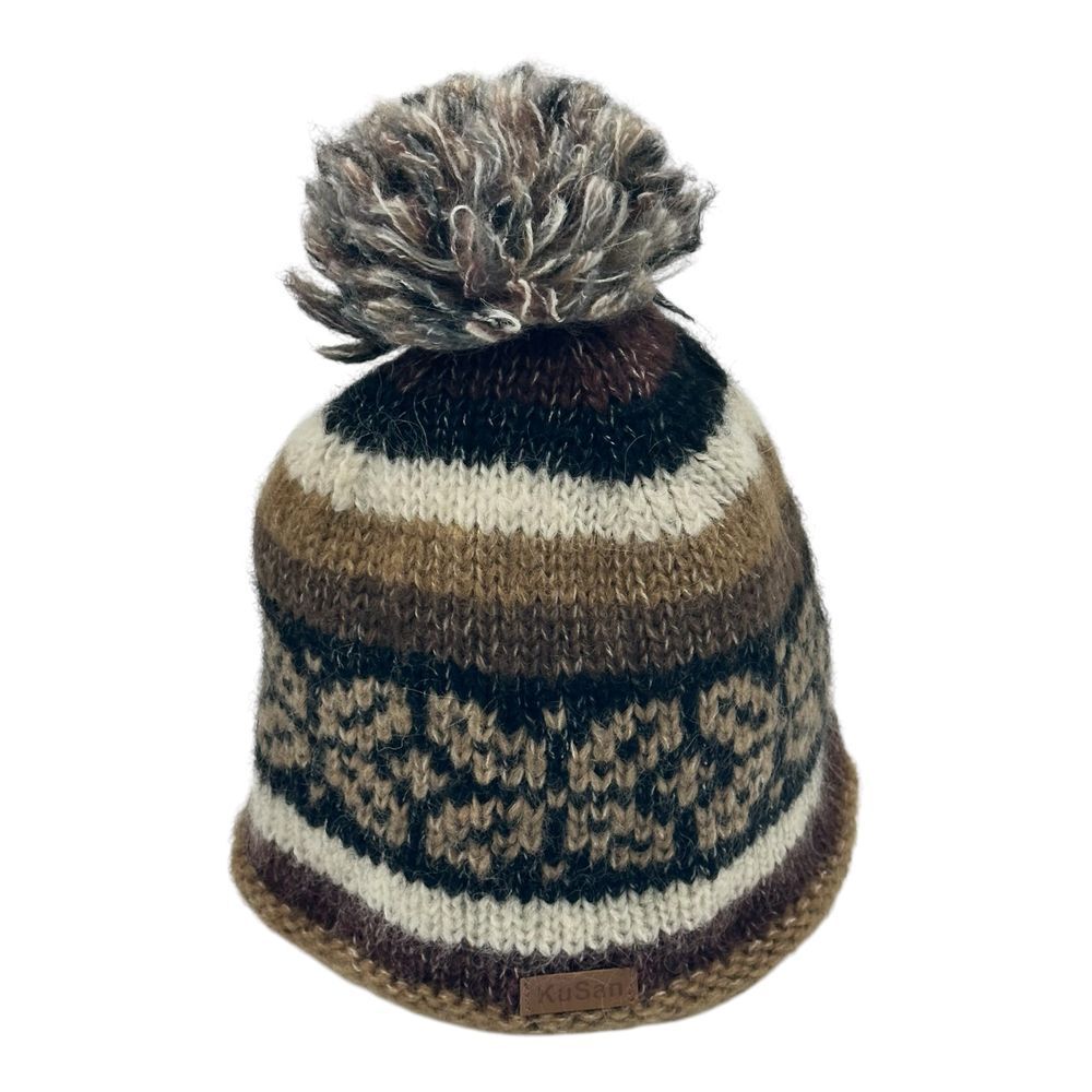 KUSAN Made in‎ Nepal Hat Wool Blend Adult Small